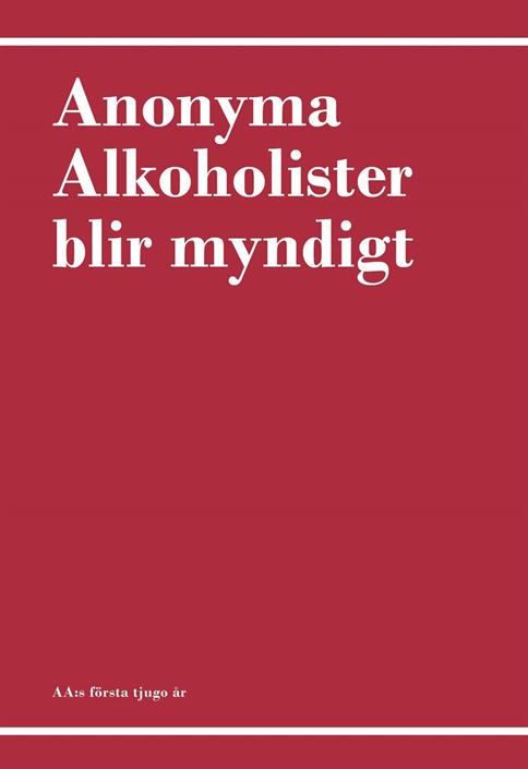 Omslag: AA blir myndigt